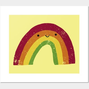 Happy Little Rainbow (retro) Posters and Art